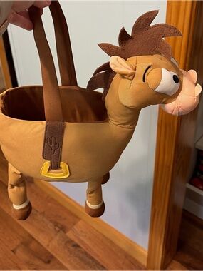 Plush Camel Toy Tote Bag - Brown